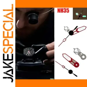 Red Silver Needle Luminous Watch Hands for NH35