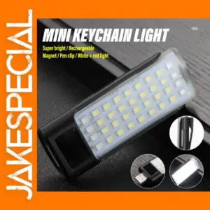 Rechargeable Mini LED Keychain Flashlight 300 Lumens