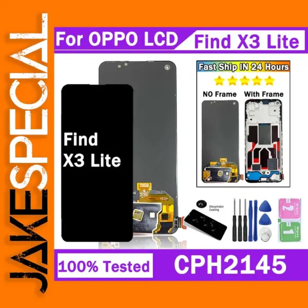 6.43 inches AMOLED LCD Screen for Oppo Find X3 Lite