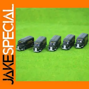 2pcs Metal Model Delivery Trucks 1:100 Scale