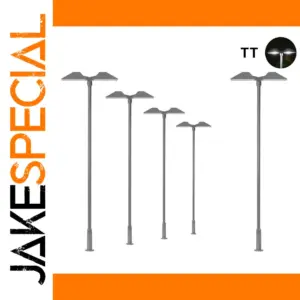 5pcs LED Street Light Lamps for TT Scale