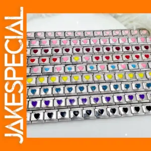 Italian Charm Bracelet with Heart Design