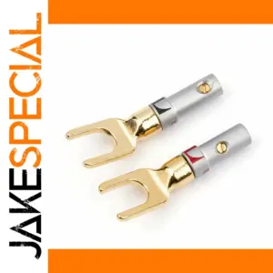 Gold Plated Y U Shape Banana Plug Connector