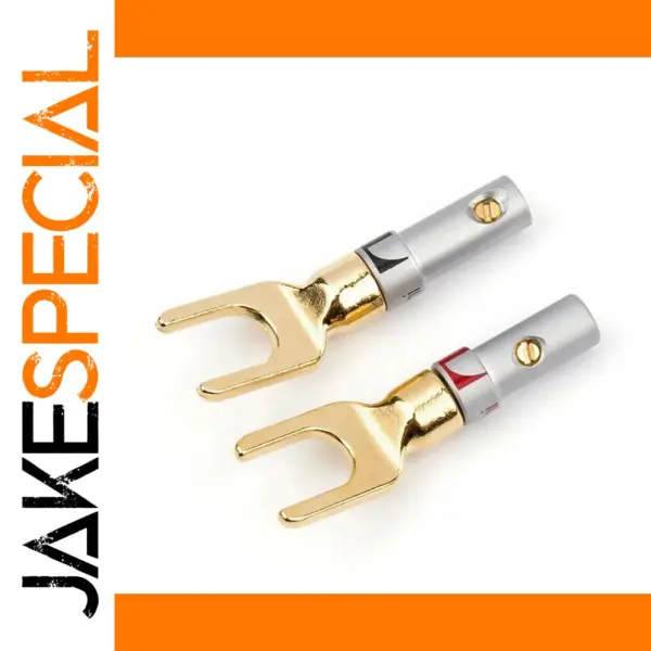 Gold Plated Y U Shape Banana Plug Connector