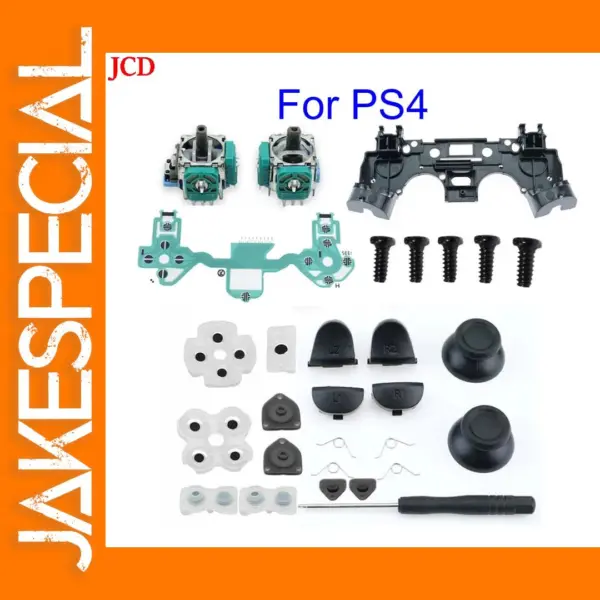 PS4 Controller Repair Set with Joysticks and Buttons