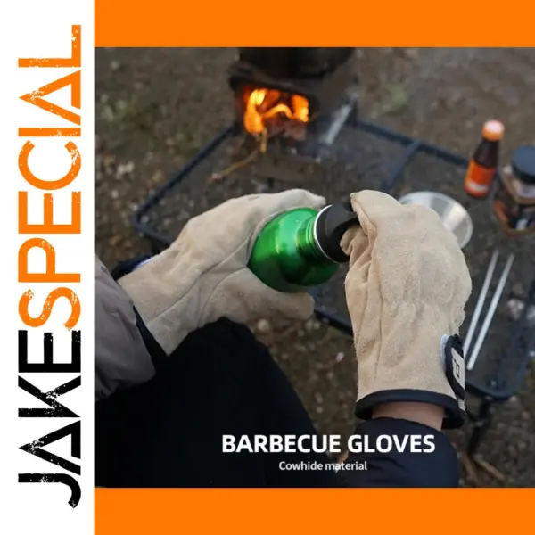 Camping BBQ Mitts for Heat Protection
