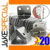 Stainless Steel 90° Corner Brackets (20 pcs)