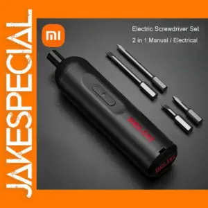 Cordless Rechargeable Electric Screwdriver Set