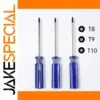 Torx T8 T9 T10 Security Screwdriver Set