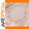 Moon Star Pendant Necklace for Women