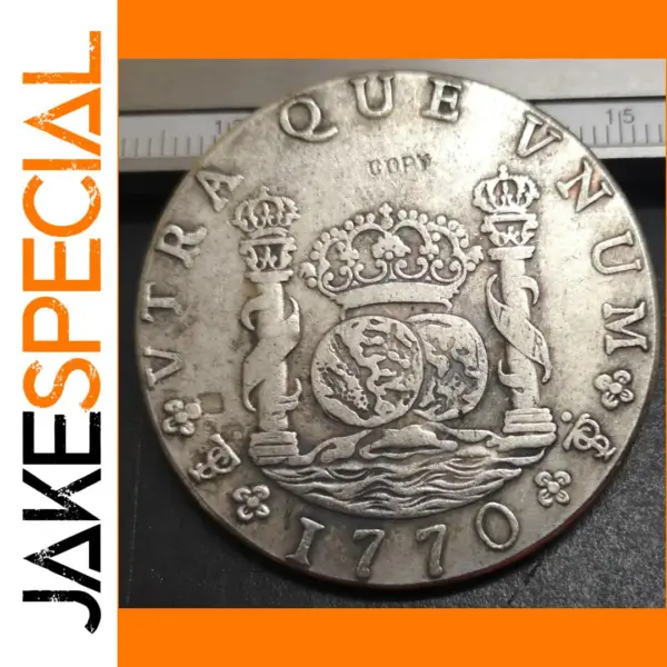 1770 Bolivia 8 Reales Copy Coin