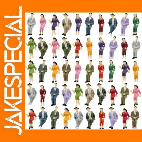 G Scale Model Train Figures Set of 50
