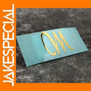 Custom Gold Decal Sticker for Guitar Logo