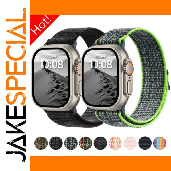 Nylon Loop Strap for Apple Watch Ultra 2 49mm