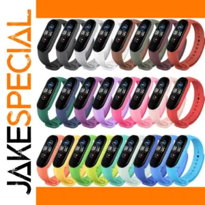 Silicone Watch Strap for Xiaomi Mi Band 3-7