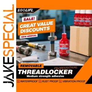 LOOLIFL 243 Blue Threadlocker for Metal Fastening
