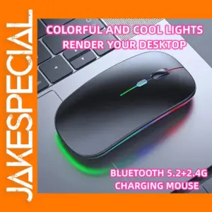 RGB Wireless Gaming Mouse Rechargeable Ergonomic