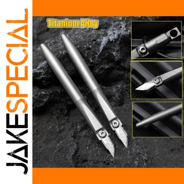 Titanium Alloy Mini Folding Scalpel Knife Set