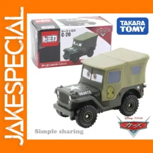 Disney Pixar Cars Military Jeep Diecast Model