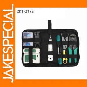 Network Cable Tester with Crimping Pliers Set