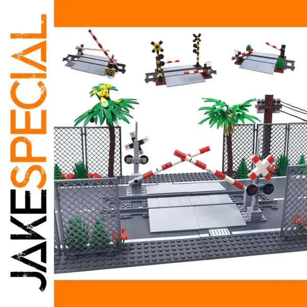 Train Intersection Track MOC Bricks