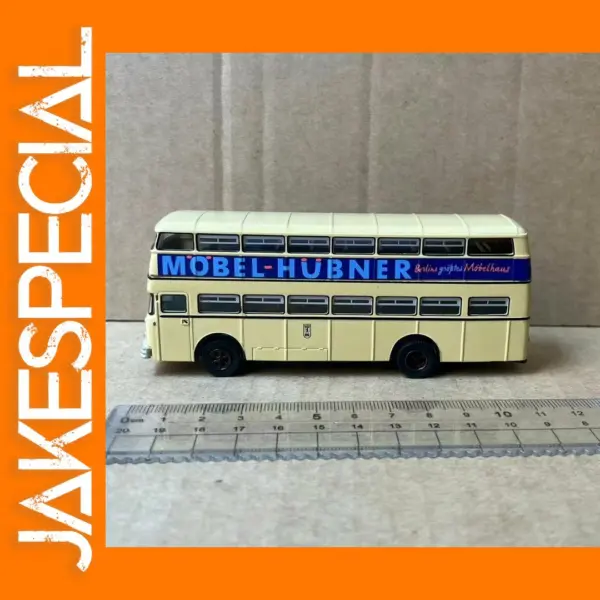 1:87 HO D2U Double-Decker Bus Model Toy