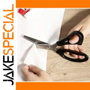 Serrated Edge Stainless Steel Zig Zag Scissors