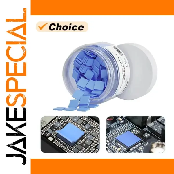 100PCS Thermal Insulating Silicone Sheets