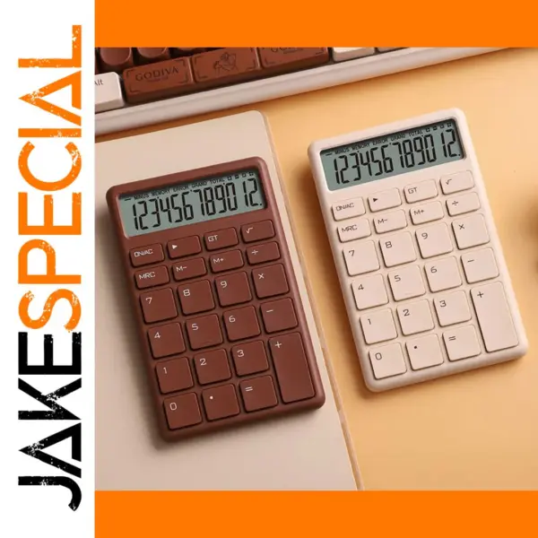 Portable 12-Digit Financial Accounting Calculator