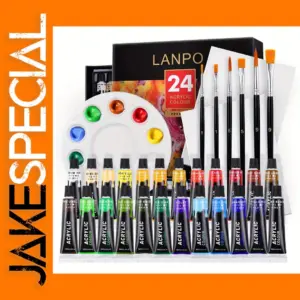 12/24 Color Acrylic Paint Set 12ml Tubes