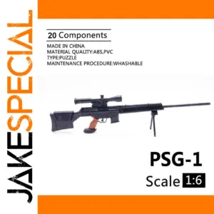 1/6 Scale PSG-1 Sniper Rifle Model Accessory
