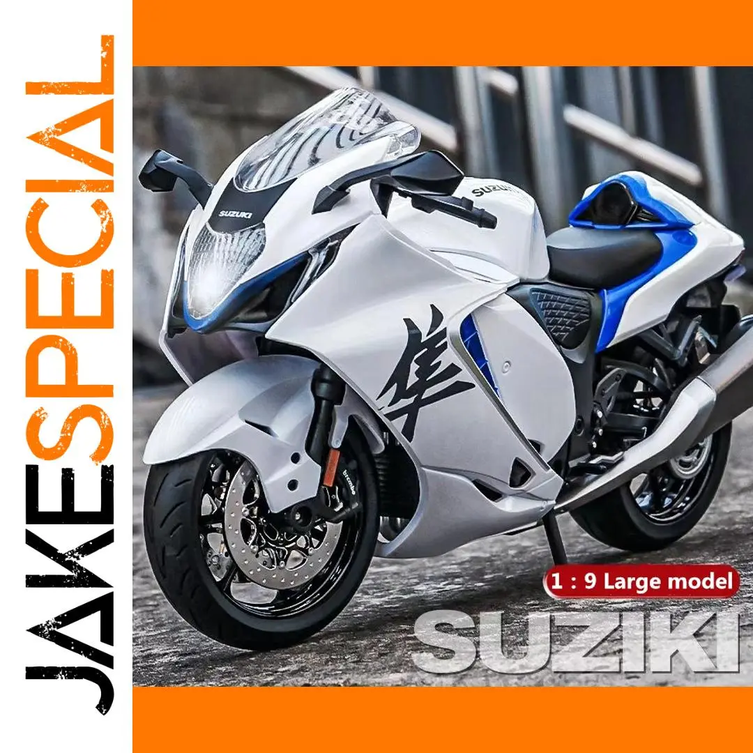 1:9 Suzuki Hayabusa GSX-1300R Alloy Diecast Motorcycle Model 1 1:9 Suzuki Hayabusa GSX-1300R Alloy Diecast Motorcycle Model