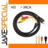 HDMI to 3RCA Signal Cable 1.5M for HD Devices