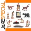 12Pcs Mini American Indian PVC Figures