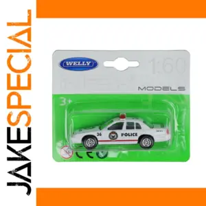 Welly 1:60 Ford Crown Police Car Model