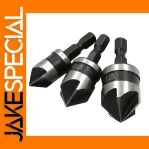 3PC 90 Degree Hexagon Chamfer Drill Set