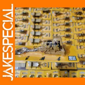 CAT D8T Excavator Loader Key Chain Model