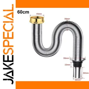 Stainless Steel Flexible Sink Drain Hose 40/60cm