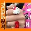Cute Hello Kitty Adjustable Cat Ring