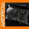 Men's Stylish Black Watch and Accessory Set
