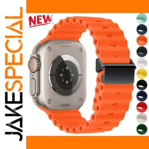 Silicone Ocean Strap for Apple Watch Ultra Series