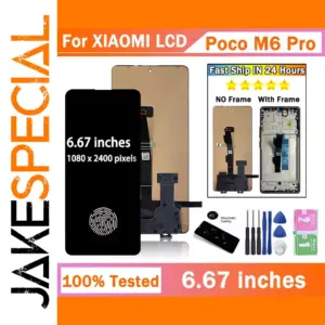 6.67 inches AMOLED Screen for Xiaomi Poco M6 Pro 4G