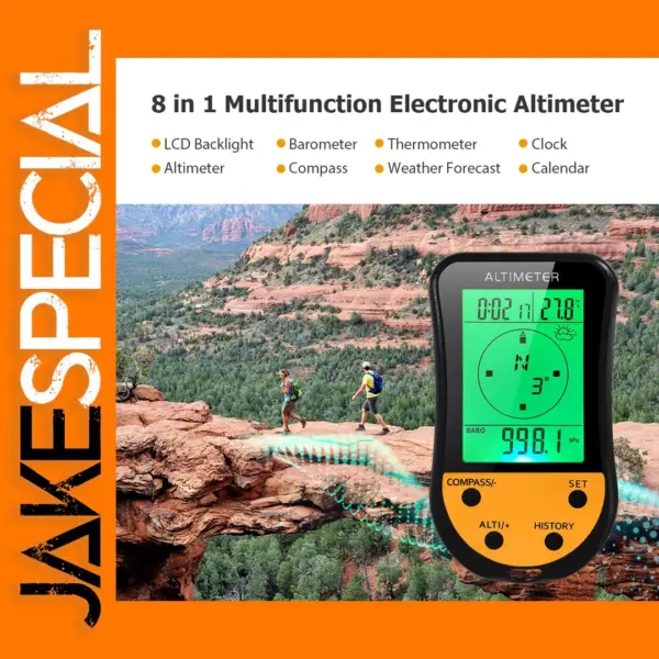 8 in 1 Digital Altimeter with Backlight