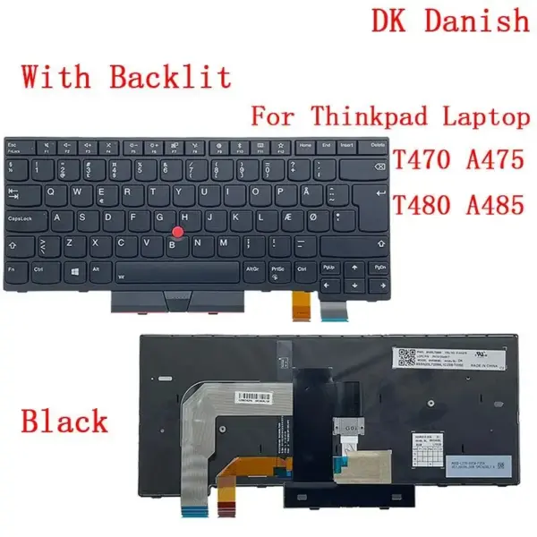 Lenovo ThinkPad Backlit Keyboard for T470/T480 - Image 16