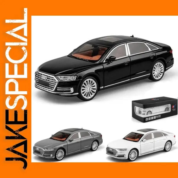 1/24 Audi A8 Diecast Metal Model Car