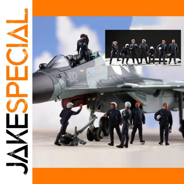 1/72 Scale Russian Pilot Action Figures Set