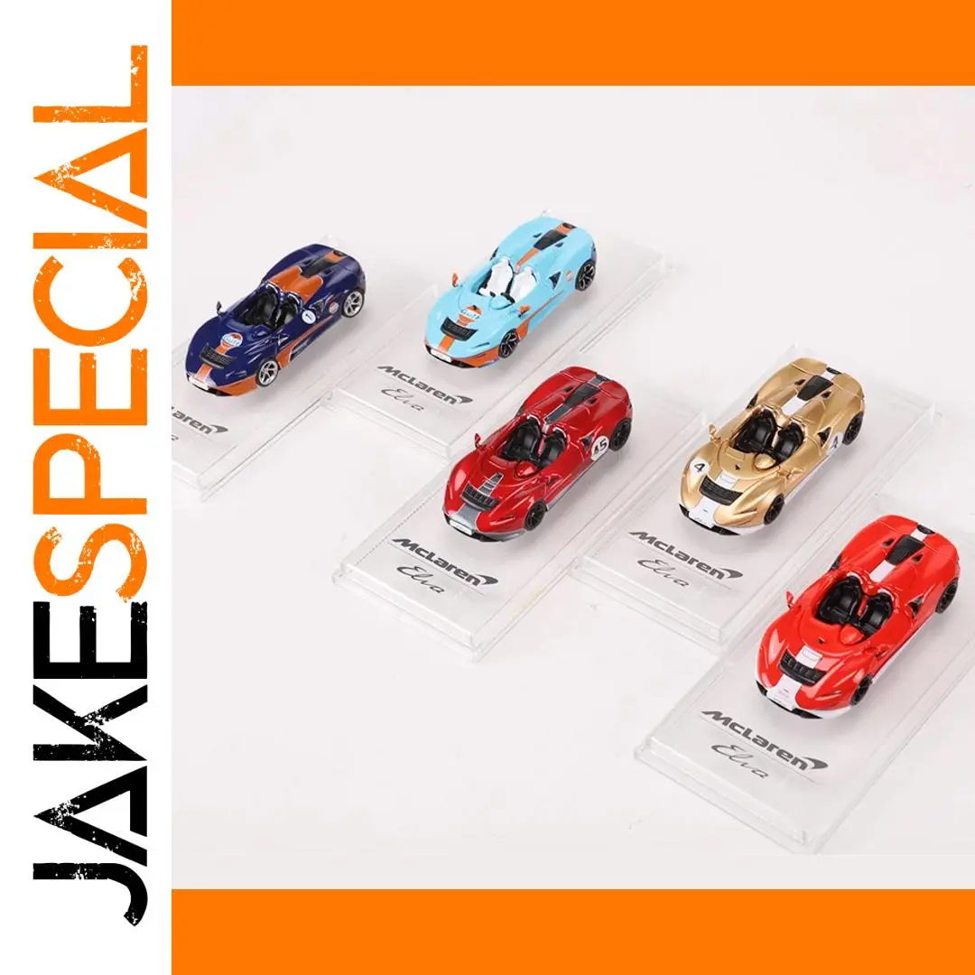 CM Model 1:64 Elva Diecast Car Blue and Gray 1 CM Model 1:64 Elva Diecast Car Blue and Gray