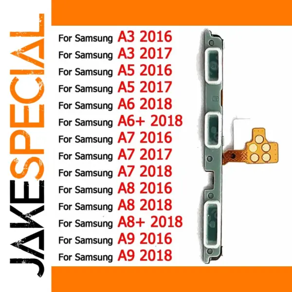 Samsung Galaxy Button Flex Cable A7 2017 A8 Plus A9 2018
