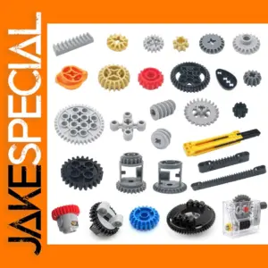 MOC Gear Rotating Platform Building Blocks Set