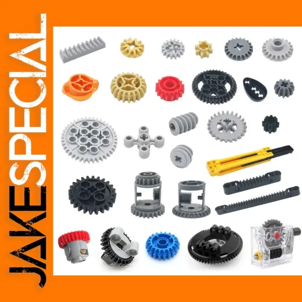MOC Gear Rotating Platform Building Blocks Set
